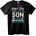 NOONEBRAND Тениска Не Искам Синът Ми да Играе Футбол Като Моя - 7XL, Black
