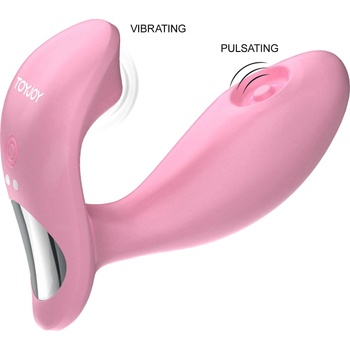 Image 1 of ToyJoy Urban Flamengo Pulsating G-Spot Vibrator Pink