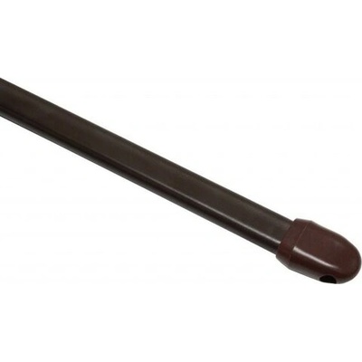 Vitrážna tyč rozťažná, plochá 11 mm hnedá, 50 - 70 cm