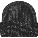 Myrtle Beach Reflexní zimní čepice MB7142 Černá