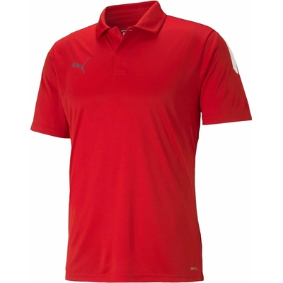 Puma pánske tričko Polo TEAM LIGA SIDELINE Polo červená