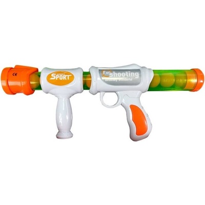 LeanToys Детска играчкa Lean Toys - Пушка с меки топки и мишени (4072)