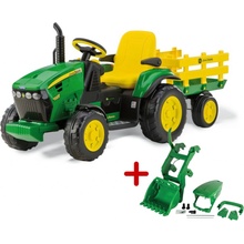 Peg Perego elektrický traktor John Deere Ground Force s prívesom IGOR0047 330W 12V 8Ah 2024