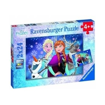 Ravensburger Puzzle 2x24 Frozen. Friends