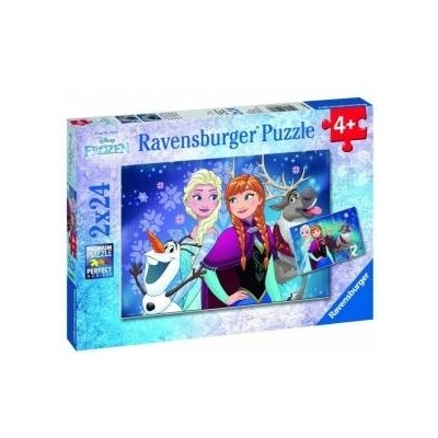 Ravensburger Puzzle 2x24 Frozen. Friends
