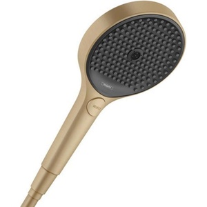 Hansgrohe Rainfinity - Ръчен душ 130, 3 струи, EcoSmart, четкан бронз 26865140 (26865140)