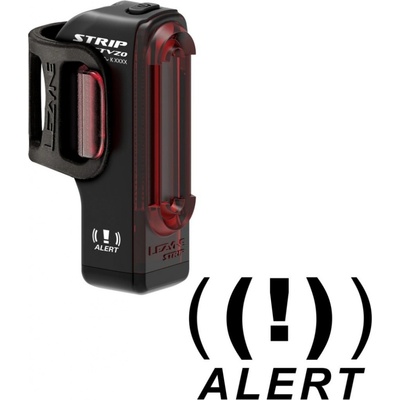 Lezyne Strip Alert STVZO zadné čierne