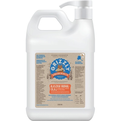 Grizzly Lososový olej pes Salmon Oil Plus 2000 ml