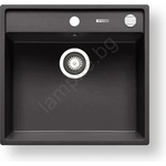 Pyramis 70168301 - Кухненска мивка CAMEA 50x53 cm гранит/черна (PY0035) Мивка за вграждане
