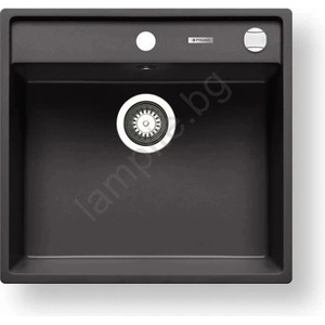 Pyramis 70168301 - Кухненска мивка CAMEA 50x53 cm гранит/черна (PY0035) Мивка за вграждане