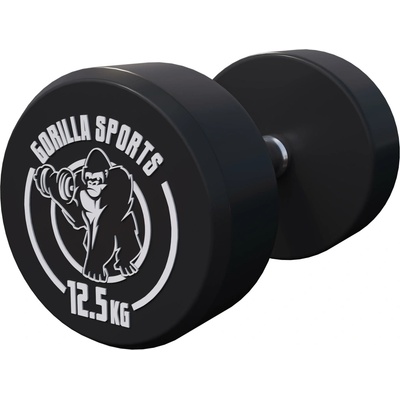 Gorilla Sports Jednoruční činka 12,5 kg