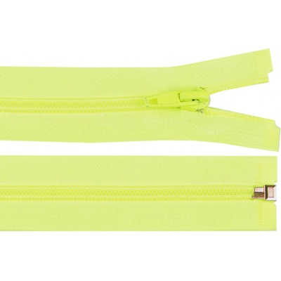 Prima-obchod Spirálový zip No 5 délka 80 cm bundový POL, barva 229 žlutá neon