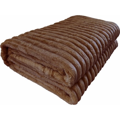 4sleep Mikroplyšová deka Viola hnědá