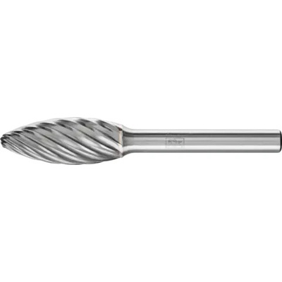 Pferd B 1230/6 INOX Stopková fréza z tvrdokovu - plaménkový tvar