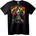 NOONEBRAND Тениска Тъжен Бик Skeleton Рок - M, Black