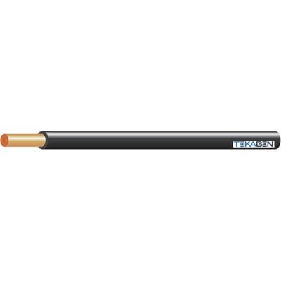 Tekaben H07V-U 1,5 mm² černý 10 m