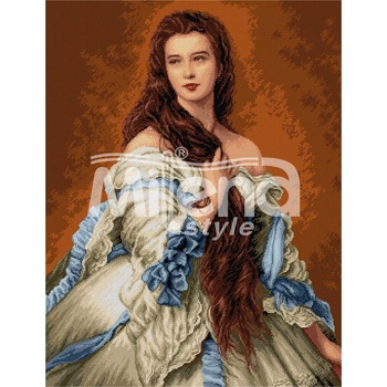 Milena Style Графинята - гоблен със схема конци dmc 1: 4