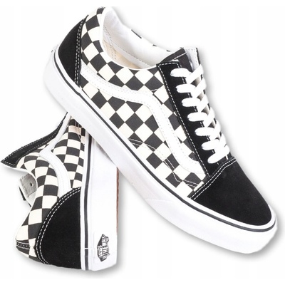 Vans boty Old Skool PRIMARY CHECK black/white