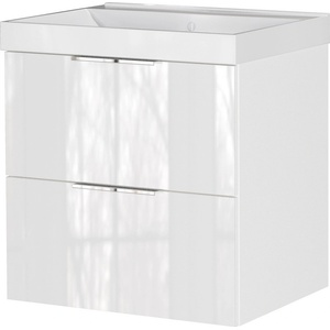 Germania Бял гланцов стенен шкаф за мивка 61x65 cm Celano - Germania (9086-84)