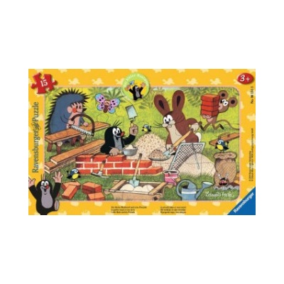 Ravensburger Der kleine Maulwurf und seine Freunde. Rahmenpuzzle 15 Teile | Zdeněk Miler