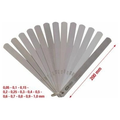 KS Tools Listová mierka 300.0618