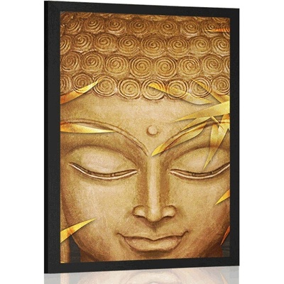 Plakát usmívající se Buddha - 40x60 no frame