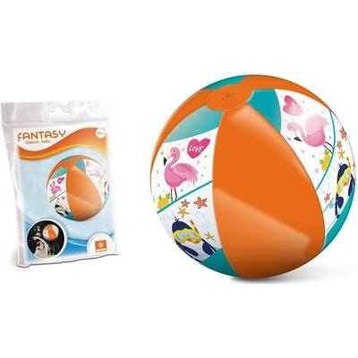 MONDO Nafukovací plážový míč FANTASY 35 cm oranžová