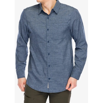 Royal Robbins Amp Lite košeľa proti komárom II dlouhý rukáv deep blue htr