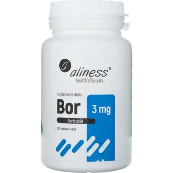 Aliness Bór Kyselina boritá 3 mg 100 tabliet