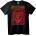 NOONEBRAND Тениска Червен Череп на Mach Head - 6XL, Black