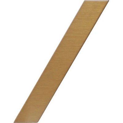 Nerezové číslo RN.120L./.MD v plochom „2D“ prevedení, meď matná