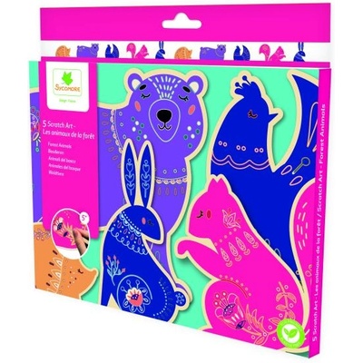 Sycomore Scratch Art - издраскване - горски животни