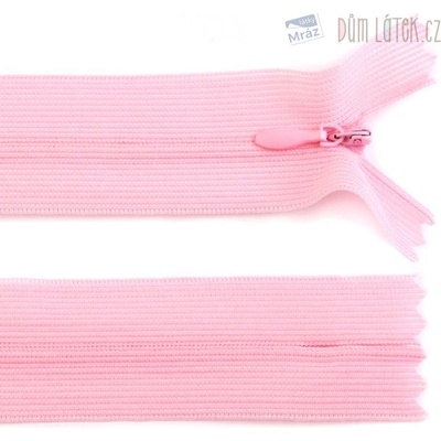 Zips skrytý nedeliteľný, dĺžka 20 cm