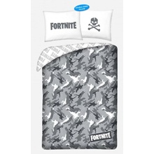 Halantex Obliečky Fortnite sivá Bavlna 140x200 70x90