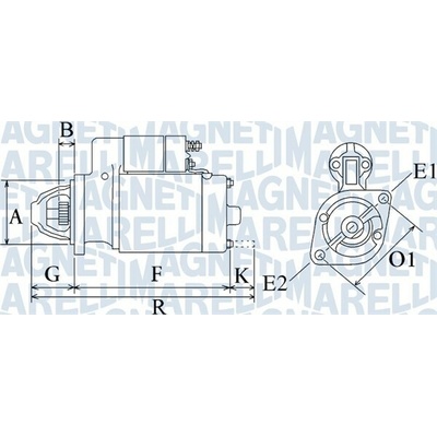 Štartér MAGNETI MARELLI 063720349010