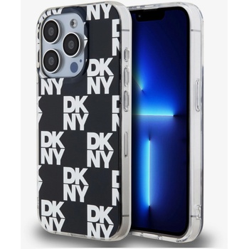 DKNY PC/TPU кариран заден капак за iPhone 15 Pro Max Black DKNY DKNY | Cheren | ЖЕНИ | UNI