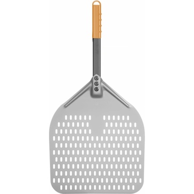 HENDI Lopata na pizzu s perforáciou a krátkou rukoväťou, štvorcová, HENDI, 350x710mm