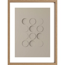 Idealform Poster no. 3 Shadow forms Barva: Smokey taupe, Velikost: 300x400 mm