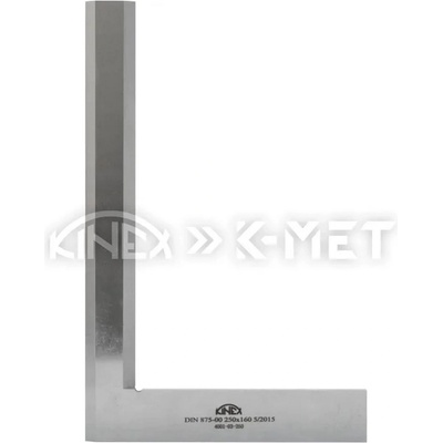 Kinex Прецизен прав ъгъл тип С и с висока твърдост K-MET 4001-03-075, Клас 00, HRC 55, DIN 875, 75x50 mm, ±0, 003 mm (4001-03-075)
