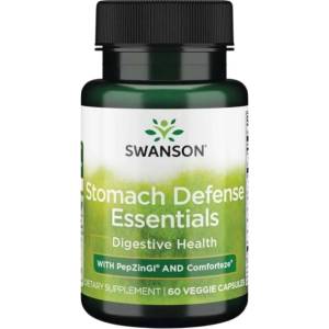 Swanson Stomach Defense Essentials | With PepZinGI and Comforteze [60 капсули]