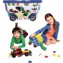 Clics Toys Ekologická stavebnice Rollerbox 377 ks