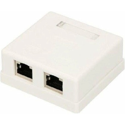Extralink | Nástenná zásuvka | 2x RJ45 KAT5E STP (EX.9649)
