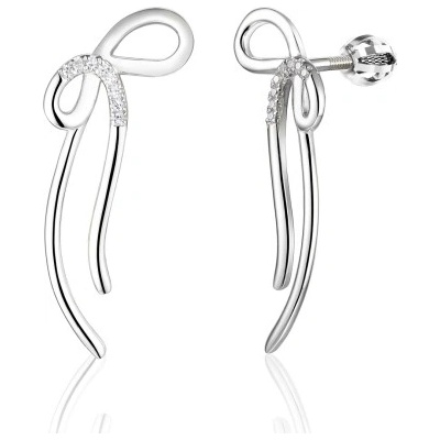 Gems, Originální náušnice Ribelia, bílé zlato s brilianty, 585-38-3-8043.1B00.0.00.HSI.000.05