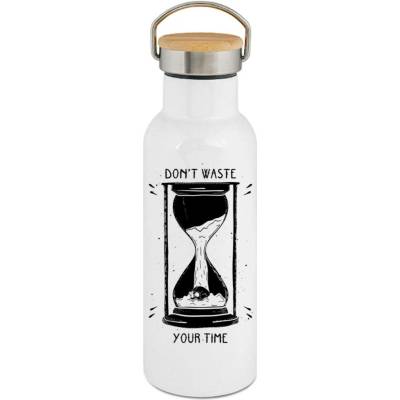 123TRIKO termoska Don't waste your time 500 ml vtipné