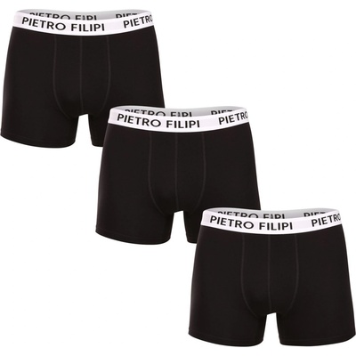 Pietro Filipi Набор от три - мъжки боксерки Pietro Filipi черни Pietro Filipi | Cheren | МЪЖЕ | XXL
