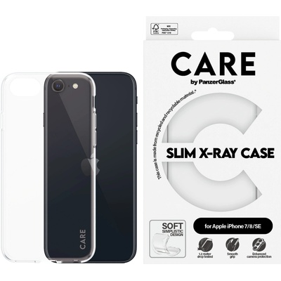 Panzer Гръб CARE by PanzerGlass за iPhone 7/8/SE Fashion X-Ray Soft - Прозрачен