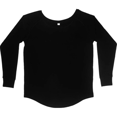 Tričko s dlouhými rukávy Loose Fit černá