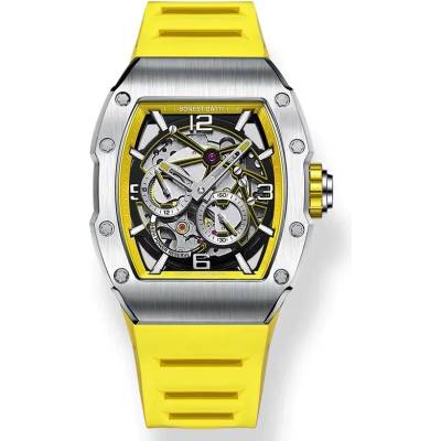 Bonest gatti Мъжки часовник Bonest Gatti Lumiеre Helvеtique, Автоматичен, Жълт (BG9903-A3)