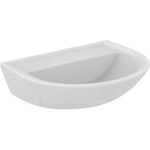 Ideal Standard Eurovit - Умивалник 60x47 см, без преливник, без отвор за смесител, бял W329801 (W329801)