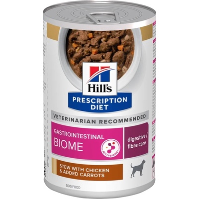 Hill's Hills Prescription Diet Gastrointestinal Biome Stew - за кучета с храносмилателни разстройства, запек, колит 354gr